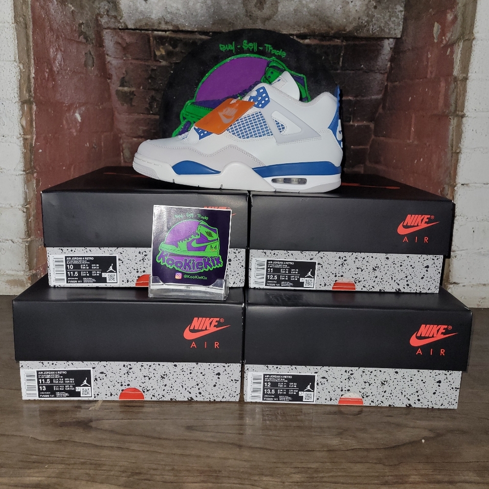 Jordan 4 Military Blue